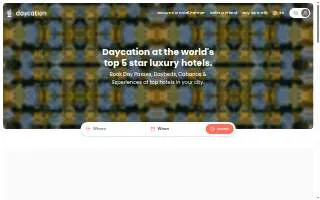 Daycation Coffee website