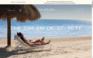 SkyBeach Resort website