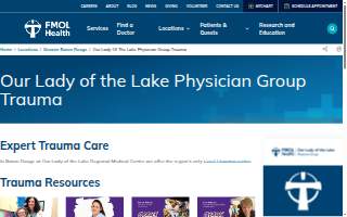 Our Lady of the Lake Physician Group Trauma