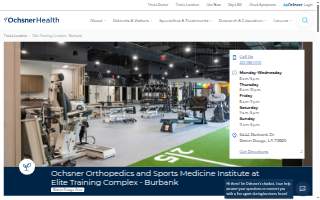 Ochsner Orthopedics and Sports Medicine Institute at Elite Training Complex – Burbank