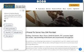 Goldstein, Buckley, Cechman, Rice, Purtz, Smith & Smith, P.A. of Cape Coral website