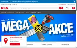 The Dek Bar website