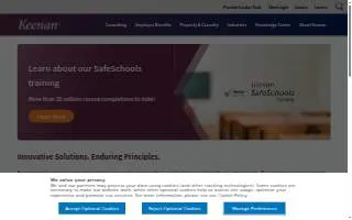 Keenan Real Estate website