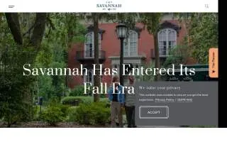 Savannah Center website