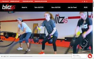 Blitz45 Fitness - Chandler website