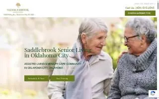 Saddlebrook Senior Living website