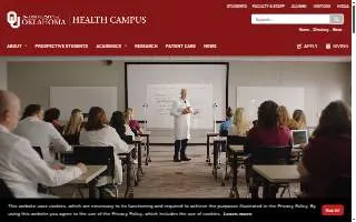 OUHSC Allied Health Clinics website