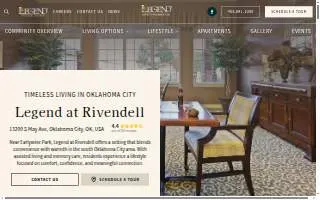 Legend Assisted Living at Rivendell website