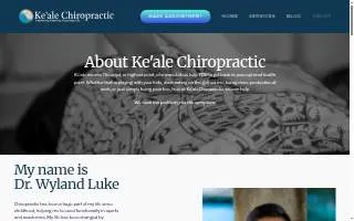 Ke'ale Chiropractic of Honolulu website