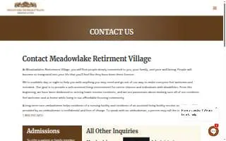 Meadowlakes Retirement Village website