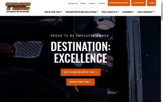 TMC Transportation of Des Moines website