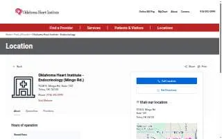 Oklahoma Heart Institute - Endocrinology website