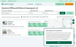 Oak Street Health Davenport Primary Care Clinic website