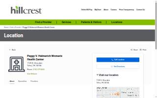 Peggy V. Helmerich Women's Health Center