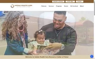 Indian Health Care Resource Center of Tulsa website