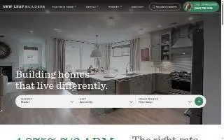 New Leaf Builders website