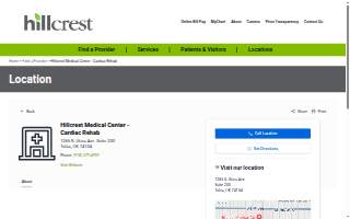 Hillcrest Medical Center - Cardiac Rehab