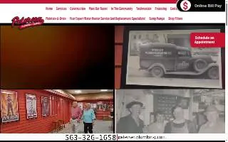 Petersen Plumbing & Heating website
