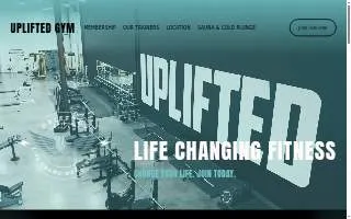 Uplifted Gym website