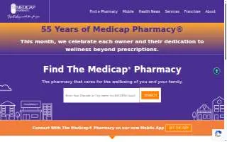 Medicap Pharmacy of Urbandale website