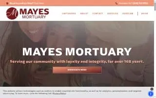 Mayes Financial Planning website