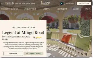 Legend At Mingo Road website