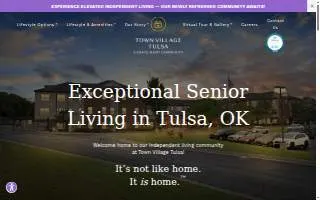 Town Village Tulsa website