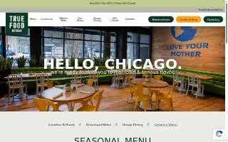 True Food Kitchen of Chicago website