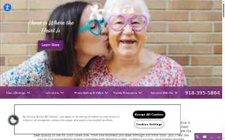 Iris Memory Care of Tulsa website