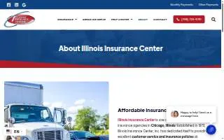 Illinois Insurance Center of Chicago website