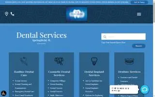 Modern Dental of Springfield website
