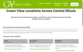 Green View of Springfield website