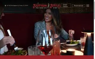 Saffron Social website