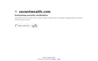Savant Wealth Management of Peoria website