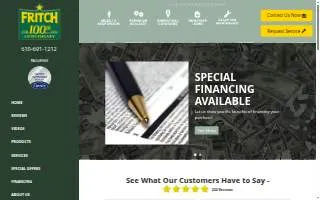 Fritch Heating & Cooling, Inc. of Peoria website