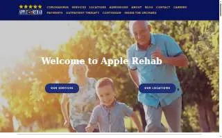 Apple Rehab Farmington Valley website