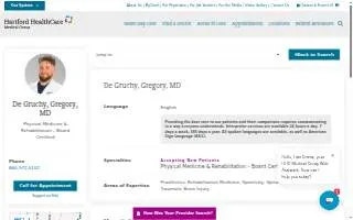 Gregory de Gruchy, MD website