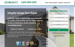 Integrity Garage Door Repair of Charleston website