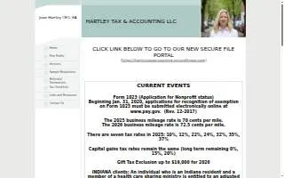 Hartley Tax & Accounting LLC website