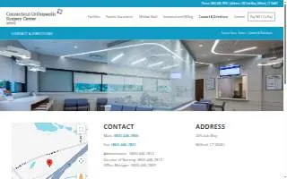 Connecticut Orthopaedic Surgery Center website