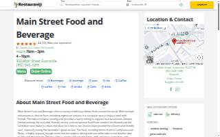 Main Street Food and Beverage