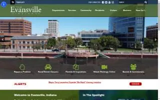 Evansville Lawn & Landscape website