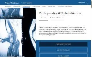 Center for Musculoskeletal Care - North Haven website