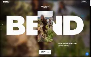 The Bend Bar website