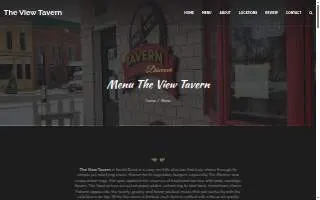 The View Tavern website