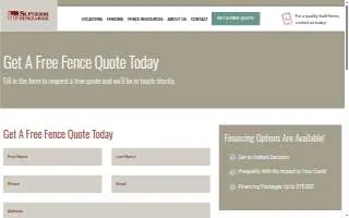 Superior Fence & Rail of North Charleston website