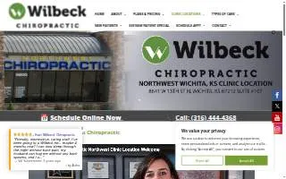 Wilbeck Chiropractic website