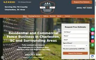 Trident Fence and Ironworks, LLC website