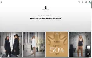 Storia Fine Catering website