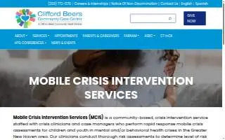 Clifford W Beers Crisis Services website